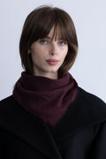 Cashma Small Scarf - Vinröd