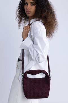 Twist Braided Neoprene - Midnight Plum