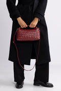 Dandy Braided Florence - Maroon med guld