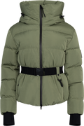 Emily Down Belt Jacket - Grön