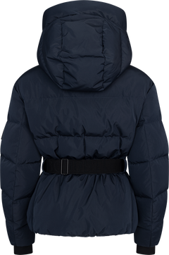 Emily Down Belt Jacket - Navy