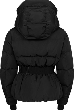 Emily Down Belt Jacket - Black