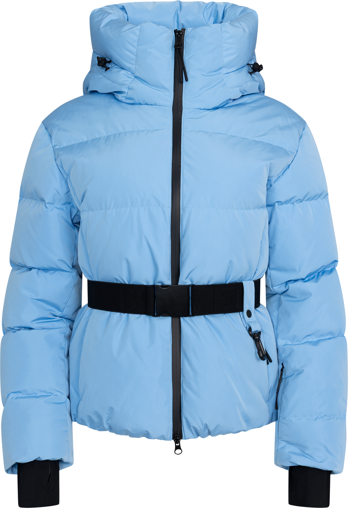Emily Down Belt Jacket - Lt Blue