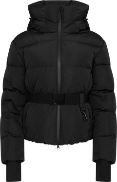 Emily Down Belt Jacket - Black