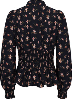 Poplin Smocking Blouse - Petals