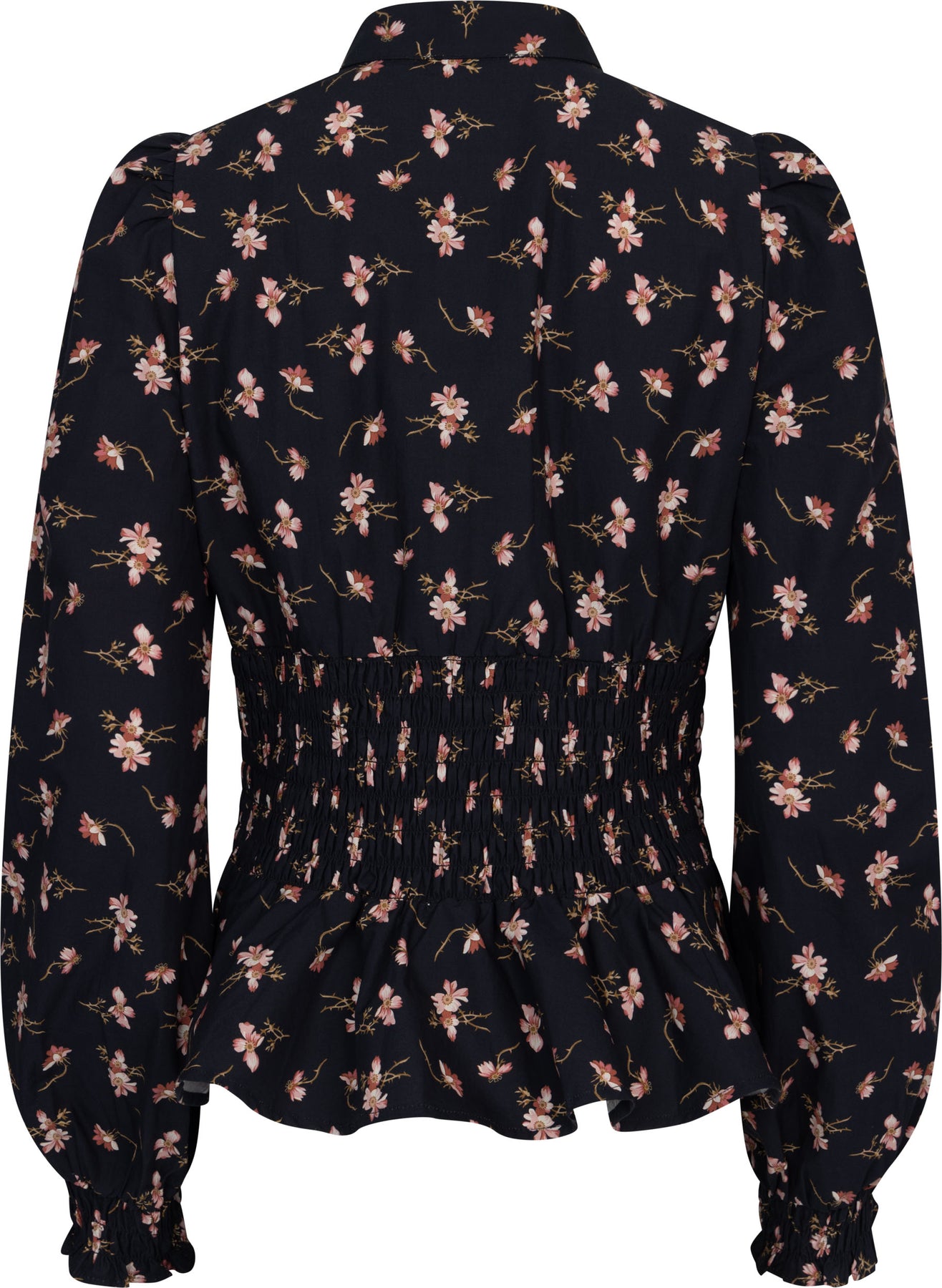 Poplin Smocking Blouse - Petals
