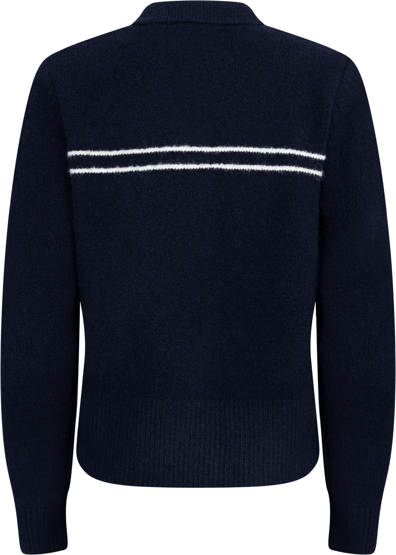 Lisa Stitch Pocket Cardigan - Marinblå