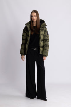 Maud Puff Jacket - Olive