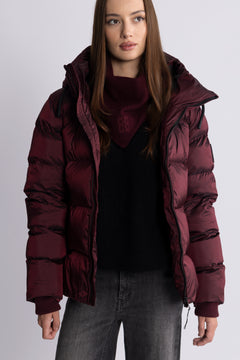 Maud Puff Jacket - Burgundy