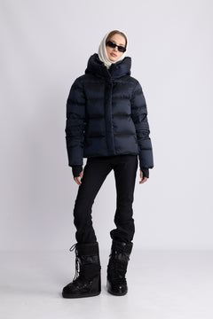 Angelika Down Puffer Jacket - Navy