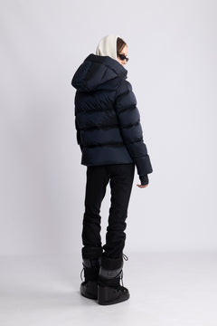 Angelika Down Puffer Jacket - Navy