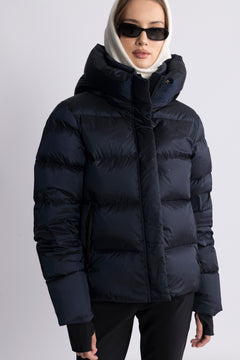 Angelika Down Puffer Jacket - Navy