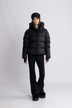 Angelika Down Puffer Jacket - Black