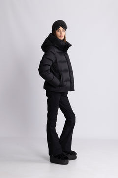 Angelika Down Puffer Jacket - Black