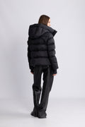 Angelika Down Puffer Jacket - Black