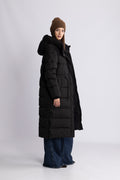 Sophie Long Down Coat - Black