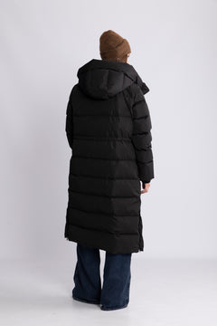 Sophie Long Down Coat - Black