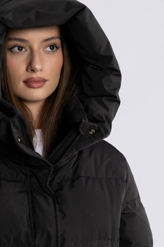 Sophie Long Down Coat - Black