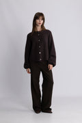 Rita Mw Wide Pant - Delicioso Melange