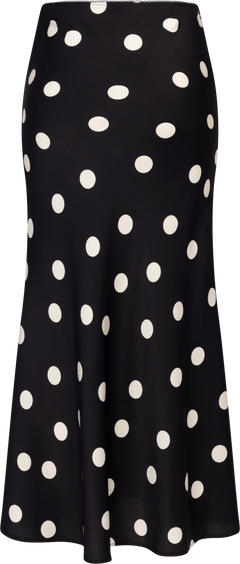 Maiden Skirt - Black White Dot