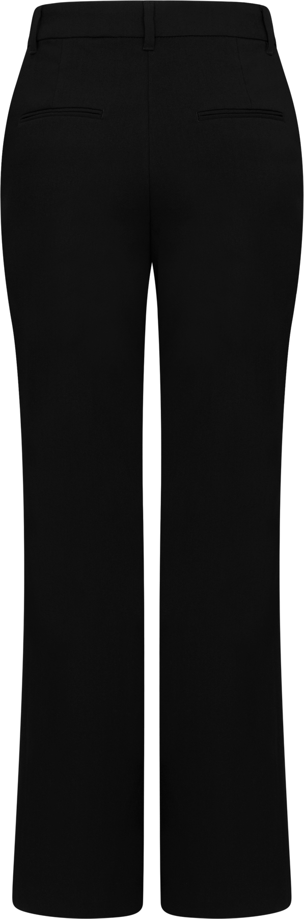 Slim Flare Slack - Svart