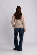 Elisabeth Knit Cardigan - Sand Melange