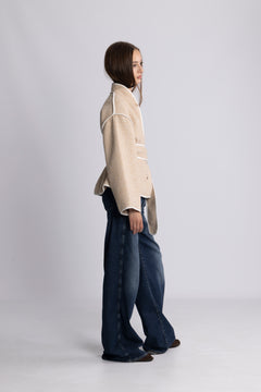 Estelle Tweed Jacket - Sand