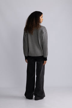 Yaslivo Ls Knit Cardigan - Ex - Black