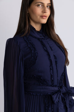 Violetta Maxi Dress - Dark Blue