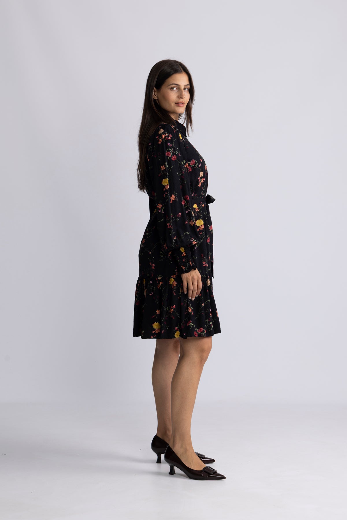 Yastilera Ls Shirt Dress - Svart Botari