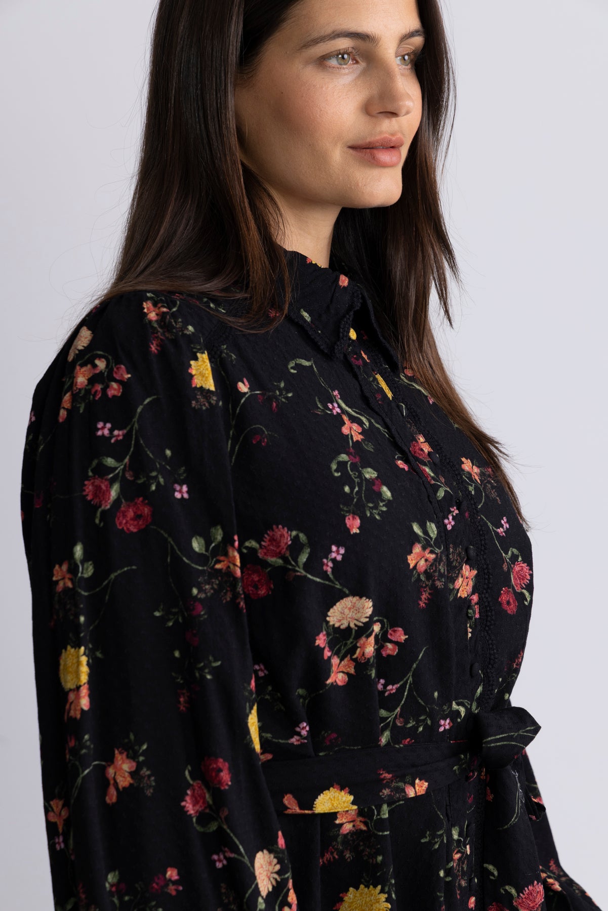 Yastilera Ls Shirt Dress - Svart Botari