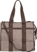 Cali Tote Herringbone - Truffle