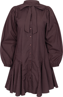 Vivienne Dress - Cocoa Poplin
