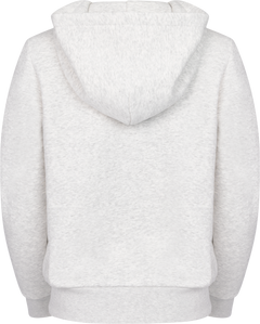 W. Varsity Zip Hoodie - Grey/Burgundy