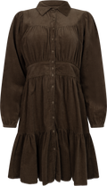 Vicky Dress - Dark Mocha Manchester