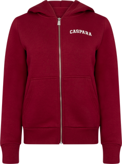 W. Varsity Zip Hoodie - Burgundy