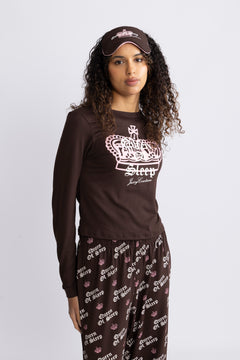 Queen Of Sleep Ls Pyjama Set - Java