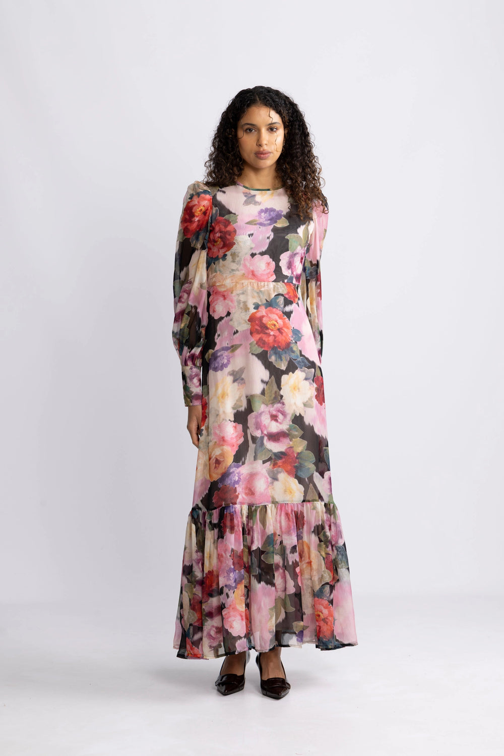 Organza Maxi Dress - Winter Breeze