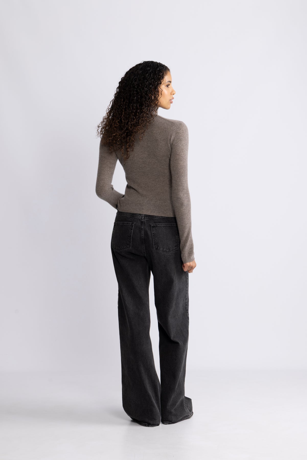 Cashmere Turtleneck - Taupe