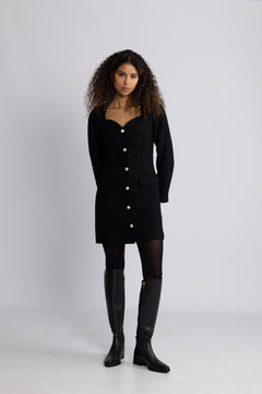 Lilo Mini Dress - Black