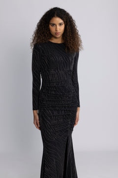 Major Dress - Black/Gold