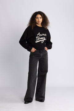 Miles Sweatshirt Chenille Signature - Black