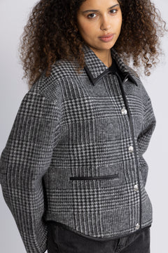 Camden Jacket - Black And Grey Check