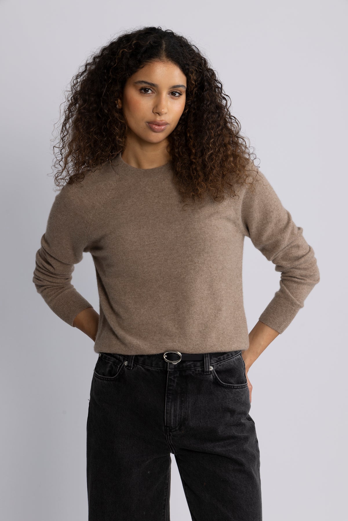 Boston O-Neck - Nature Taupe
