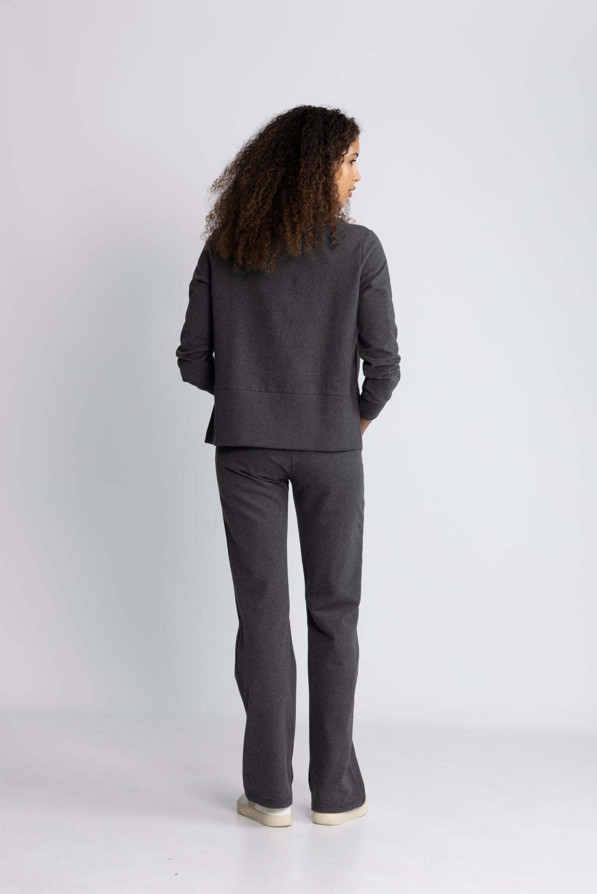 Sadie Sweater - Mörkgrå Melange