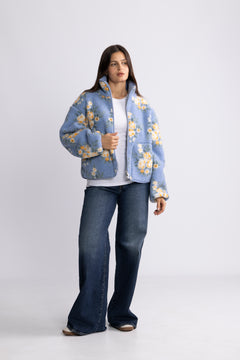 Rype Fleece Jacket - Lt. Blue Mix