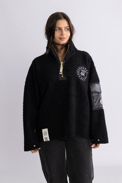 Nini Half Zip - Black