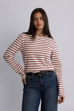 Pablo Maggie Tee Ls - Vanilla Ice/Winery