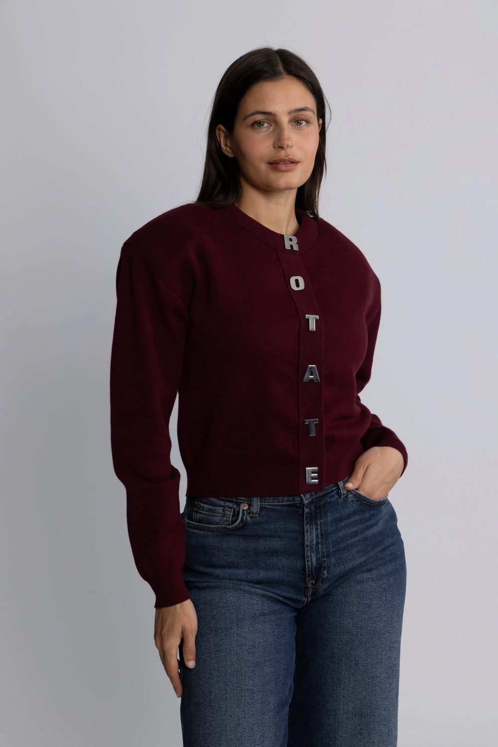 Firm Knit Cardigan - Zinfandel