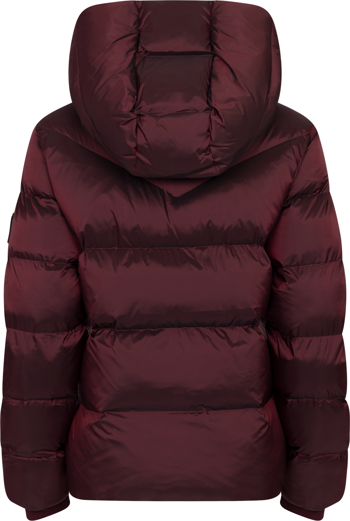 Maud Puff Jacka - Burgundy